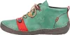 A side view of a green women's bootie with colorful accents. Anteprima dell’immagine prodotto