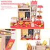 Spielküche Kinderküche mit Küchenzubehör, Licht, Spray, Produktbild-Vorschau 4