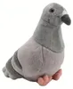 Graue Taube Plüschtier Kuscheltier Kawaii Vogel Stofftier Produktbild-Vorschau 2
