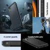 A collage of images showcasing a phone case with different features and in use. Produktbild-Vorschau