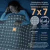 ELONEO Coperta ponderata in pile, sherpa, coperta Anteprima dell’immagine prodotto 4