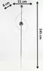 Kobolo Gartenstecker Dekostecker SATURN  145 cm H aus Produktbild-Vorschau 3