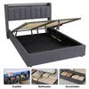 STILVORA Polsterbett 140x200cm Jugendbett Mit USB-Anschluss Produktbild-Vorschau 9