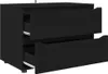 vidaXL Skříňka černá 80 x 48 x 57 cm materiál na bázi dřeva Náhled obrázku produktu 6