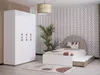 Design Kinderzimmer Komplete Bett Kindermöbel Holz Weiß Set Produktbild-Vorschau 6