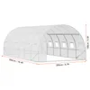 VEVOR begehbares Tunnel-Gewächshaus, 6,8 x 2,8 x 2,0 m, Produktbild-Vorschau 8