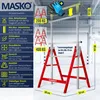 MASKO® Teleskop-Arbeitsbock Untergestell | Klappbock max. Produktbild-Vorschau 2