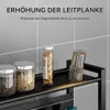 A kitchen spice rack organizer with jars of spices and a pepper grinder on a shelf. Produktbild-Vorschau