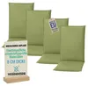Pillows24 - 4x Hochlehner Auflagen 120x50x8 cm | Bequeme & Produktbild-Vorschau 1