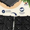 DEUBA® WPC Fliesen 30x30 cm Stecksystem Zuschneidbar Produktbild-Vorschau 3