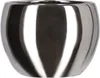 A silver ceramic pot on a white background. Náhľad obrázku produktu