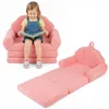 COSTWAY 2 w 1 – sofa dla dzieci, kanapa z funkcją spania, Podgląd zdjęcia produktu 1