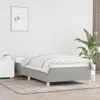 The Living Store Bettgestell Hellgrau 80x200 cm Stoff Produktbild-Vorschau 1
