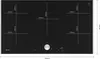 Top-down view of a built-in electric hob with dimension markings. Anteprima dell’immagine prodotto