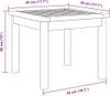 vidaXL Table d'appoint en bois massif d'acacia, finition Voir les images du produit 7