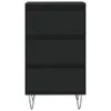 vidaXL Credenza nera 40x35x70 cm materiale a base di legno Anteprima dell’immagine prodotto 5
