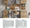 Hängeschrank Vicco R-Line Weiß Hochglanz 80 cm mit Produktbild-Vorschau 2