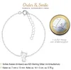 Armband Kinder: 925 Silber Armkette mit Katze Produktbild-Vorschau 2