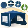 ISOISL Pavillon 3x3 m Blau Partyzelt Gartenpavillon mit Produktbild-Vorschau 7
