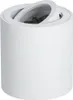 A white cylindrical ceiling lamp with an adjustable head. Anteprima dell’immagine prodotto