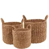 Dekokorb Sophy Ø 37/40/42 H.30/35/40 cm Seegras 3er Set Produktbild-Vorschau 3