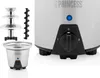 A chocolate fountain and its components are displayed against a white background. Podgląd zdjęcia produktu