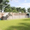 vidaXL Pollaio 8x2x2 m Acciaio zincato Anteprima dell’immagine prodotto 2