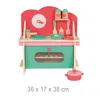Egmont Toys Küche Holz 36x17x38 cm mit Zubehör Produktbild-Vorschau 3