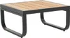 vidaXL 2-tlg. Garten-Ecksofa-Set mit Auflagen Aluminium WPC Produktbild-Vorschau 4