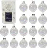 Weihnachtskugeln Glas 3,5cm 16 Stück - Klar irisierend Produktbild-Vorschau 5