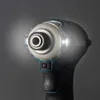 Close-up of the front of a cordless impact driver, showing the chuck and LED light. Podgląd zdjęcia produktu