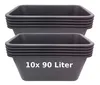 Lot de 5/10 bacs à plantes Bacs à mortier Bacs à fleurs Voir les images du produit 1