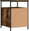 vidaXL Table de nuit chêne fumé 44x45x60 cm bois composite Voir les images du produit 5