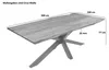 Esstisch Baumkante massiv Akazie eichefarben 300 x 100 cm Produktbild-Vorschau 6