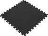 A single black interlocking foam mat, presented diagonally on a white background. Produktbild-Vorschau