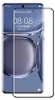 A screen protector is shown on a smartphone. Produktbild-Vorschau