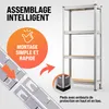 MONZANA® Étagère charge lourde 4 niveaux 170x75x30cm Voir les images du produit 4