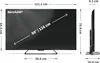 Sharp 50HR7265E, 127 cm (50"), 3840 x 2160 Pixel, 4K Ultra Produktbild-Vorschau 10