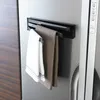 Magnetický držák ručníků Yamazaki Tower, černý Náhled obrázku produktu 7