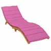 vidaXL Coussin pour chaise longue Rose Tissu Oxford Voir les images du produit 3