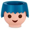 LECHUZA plantpot OJO, oceaanblauw | Plantpot voor kinderen Productafbeelding-voorbeeld 1