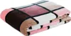A folded blanket with a geometric pattern. Produktbild-Vorschau
