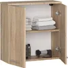 Armadio da parete in rovere Sonoma 60 cm per bagno elegante Anteprima dell’immagine prodotto 2