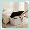 Relaxdays Sitzbank, Stauraum, Stoff, faltbar, gepolstert, Produktbild-Vorschau 5