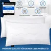 LILENO HOME Kopfkissen 40x80 cm [2er Set] HART mit 650g Produktbild-Vorschau 4