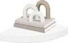 vidaXL Étagères coulissantes d'angle 4 pcs. Blanc 25x25x3,8 Voir les images du produit 4