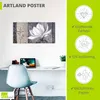 ARTland Poster Klassische Magnolie - grau Größe: 150x75 cm Produktbild-Vorschau 3
