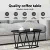 vidaXL Konferenční stolek šedý 80 x 40 x 40,5 cm překližka Náhled obrázku produktu 5