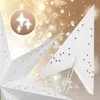 CASARIA® Étoile en papier avec socle motif paillettes LED Voir les images du produit 5