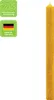 Stabkerzen aus Paraffin, 180/22 mm, Currygelb, KERZENFARM Produktbild-Vorschau 2